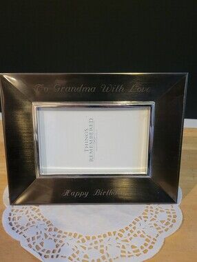 To Grandma With Love Happy Birthday Things Remembered Silver Picture Frame